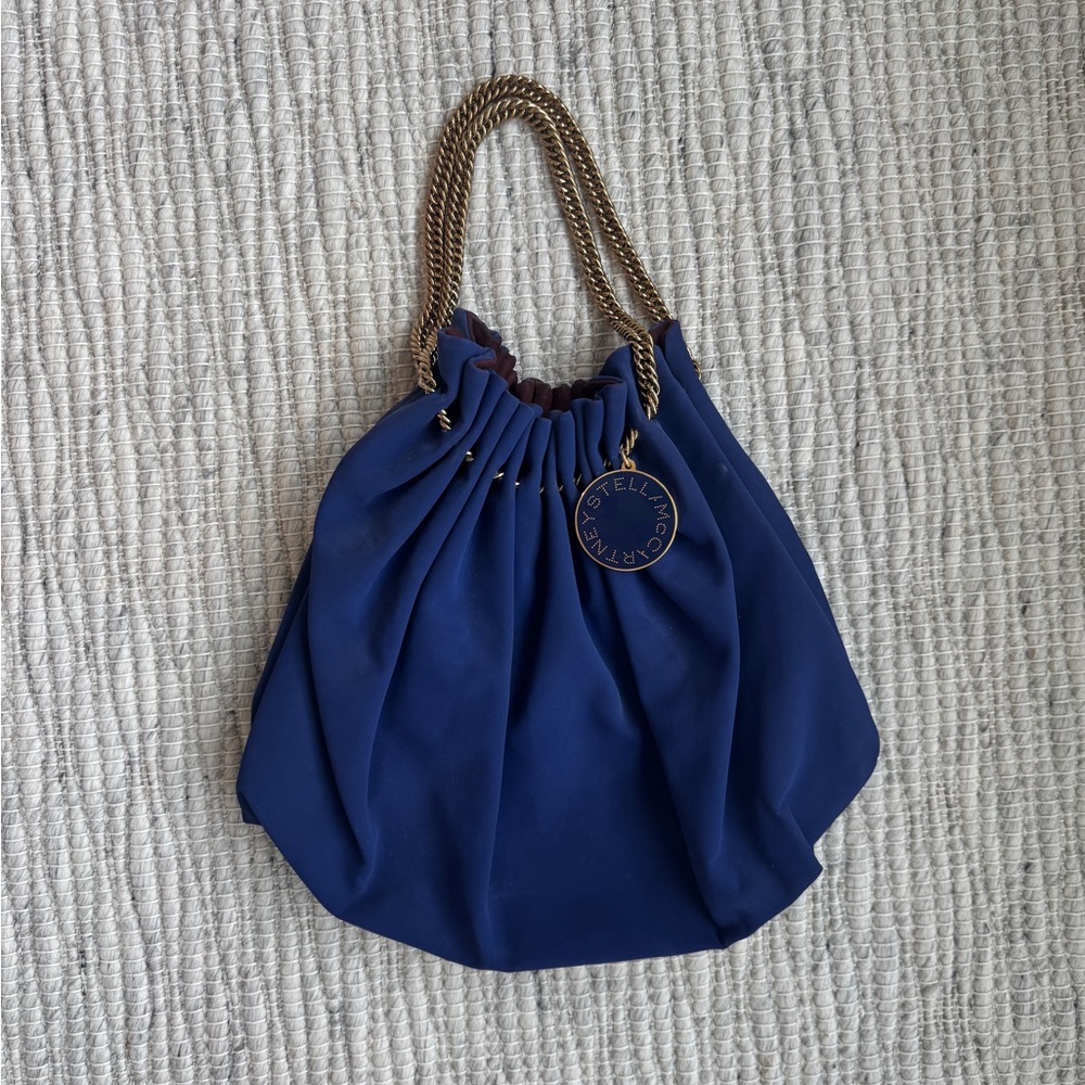 Stella McCartney Blue Leather Shoulder Bag